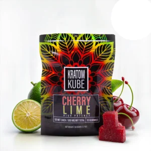 Kush Kubes Kratom Gummies Cherry Lime
