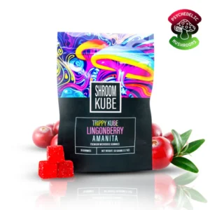 Shroom Kube Trippy Kube Lingonberry Amanita Gummies
