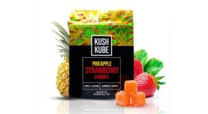 Kush Kube Pineapple Strawberry Gummies | Punch THC Gummies
